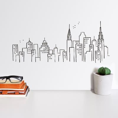 Sticker mural Transfert New York Skyline