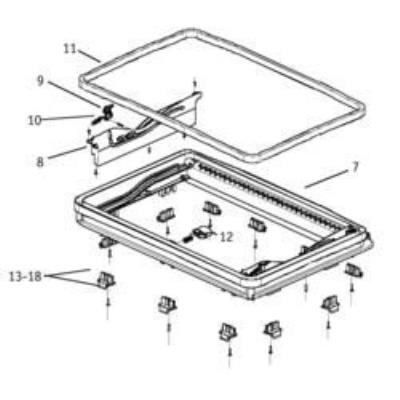 Dometic campingbedarf fenêtre coupole en verre midi-heki 24368