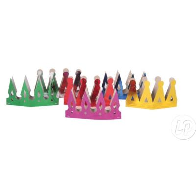 lot de 6 couronnes de roi mix