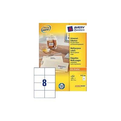 Avery Zweckform Universal - etiketten voor meervoudige doeleinden - 1600 etiket(ten)