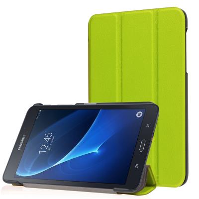 Etui en PU trois plis pour Samsung Galaxy Tab A 7.0 T280 T285 - vert