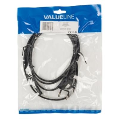 Câble dalimentation à prise suisse mâle - iec-320-c7 2.00 m noir valueline