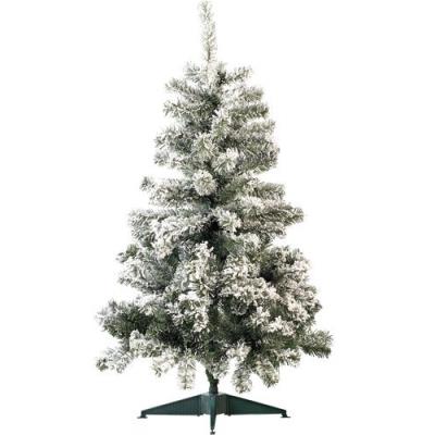 Sapin de Noël style ''enneigé'' 120 cm, 199 branches