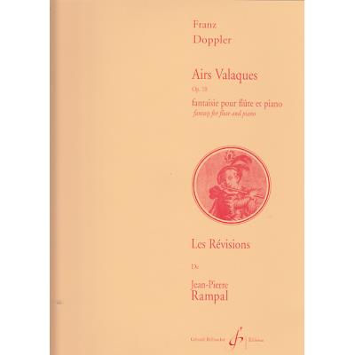 Partitions classique BILLAUDOT DOPPLER - AIRS VALAQUES OP.10, FANTAISIE - FLUTE, PIANO Flûte traversière