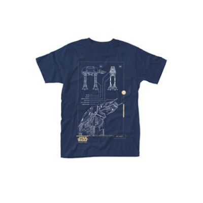 Star Wars Rogue One T-Shirt Blue Print (M)