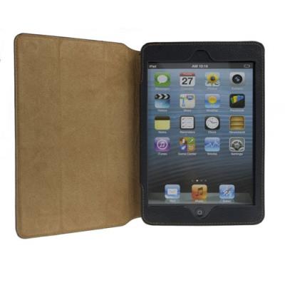 Housse de protection pour iPad mini en cuir noir Bluestork