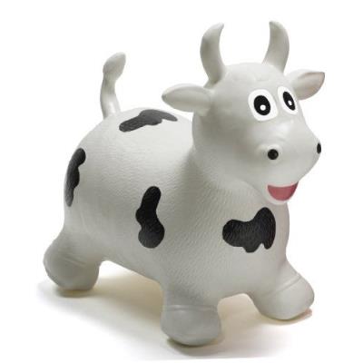 HappyHopperz - HHZ20 - Jouet de Premier Age - Taureau - Blanc - 18 mois à  5 ans