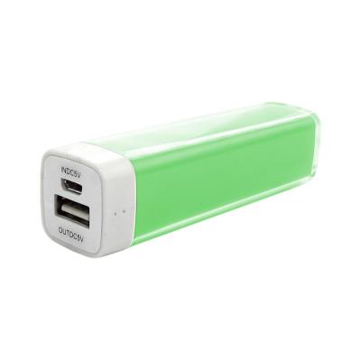 Batterie de secours rechargeable Verte PowerBank 2200mAh
