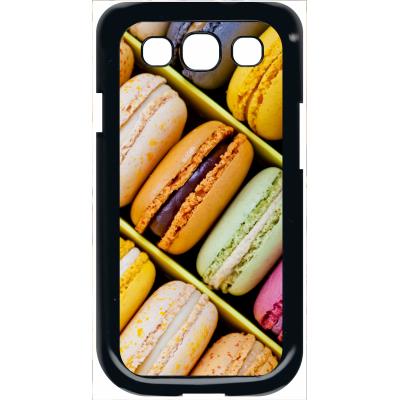 Coque samsung s3 boite de delicieux macarons