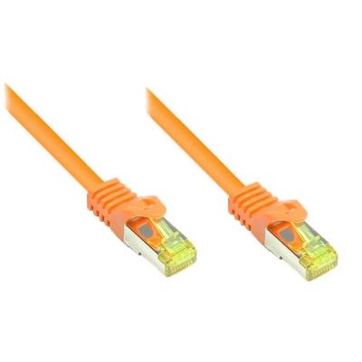 Good connections 8070r-005o câble patch avec becs dencliquetage cat. 7 s ftp pimf orange longueur 0,5 m