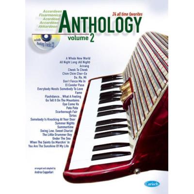 Partitions classique CARISCH CAPPELLARI A. - ANTHOLOGY VOL. 2 + CD - ACCORDEON  Autres claviers