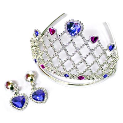 Diadème et bijoux de princesse : Coeur violet Yoopy