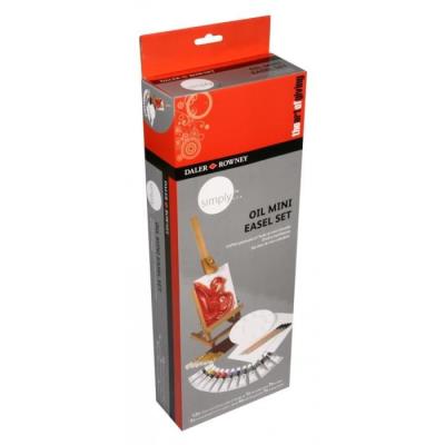 SIMPLY OIL Creative Easel Set Couleurs a l'Huile