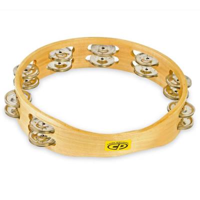 Percussions Lp Latin Percussion Cp390 Tambourins Cp Bois 10 Double Rangee Tambourin - Tamborim