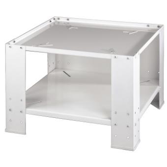 vidaXL Socle Support en acier pour machine à laver Socle pour lave-linge Blanc