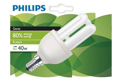 Ampoule PHILIPS Eco85 Genie 8W E14 827 1