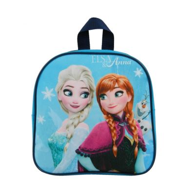 Sac à dos goûter Maternelle Disney La Reine des Neiges Bleu