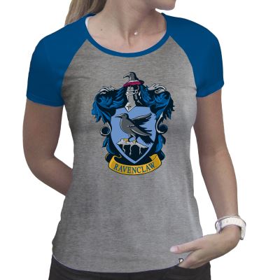 ABYstyle - HARRY POTTER - Tshirt - Serdaigle - femme - gris & bleu - premium (L)