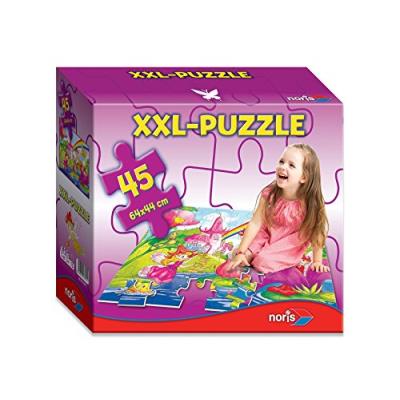Noris - 606038001 - grand puzzle - royaume des fées - 45 pièces - multicolore
