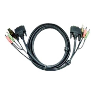 ATEN 2L-7D05UD - câble vidéo / USB / audio - 5 m