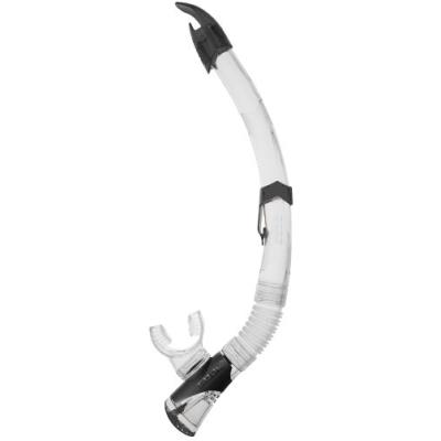Seac new fast tech tuba avec soupape dévacuation ovale noir