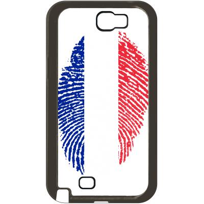 Coque samsung note 2 empreinte digitale drapeau france
