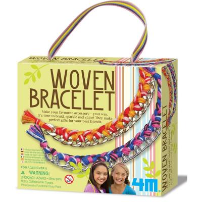 Kit pour fabriquer des bracelets metal et fil de coton Enfants filles 5 ans