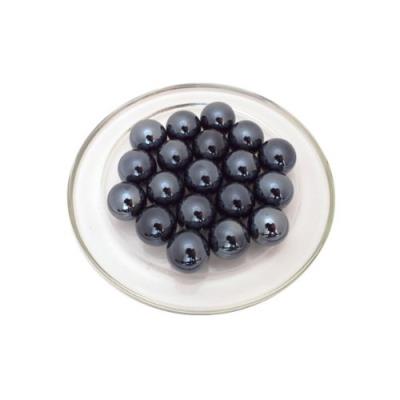 25 Billes Perle Noir Brillant - Bille en verre de 16 mm