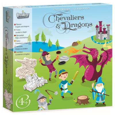 Tampons Mouss Chevaliers et Dragons