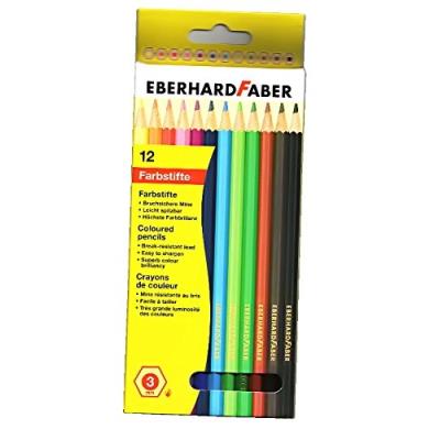 Eberhard Faber Crayon De Couleur Hexagonal, Étui En Carton 514812