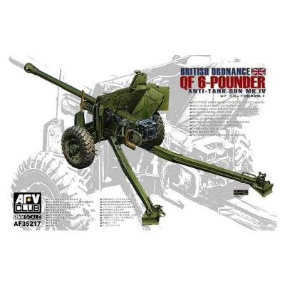Maquette 1/35 : canon antichars britannique mk.4 qf 6 pounder afv club