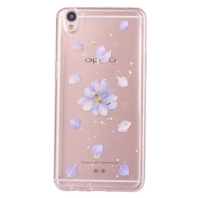 OPPO R9 Plus Coque Protection TPU Transparent Fleurs de Cerisier