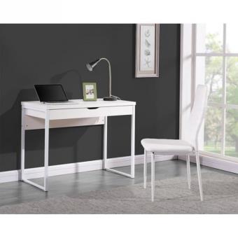 Hexa Bureau En Mdf Avec Tiroir 100 Cm Blanc Achat Prix Fnac