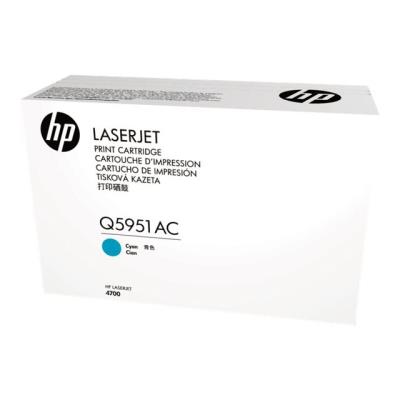 HP Q5951AC - cyaan - origineel - LaserJet - tonercartridge ( Q5951A ) - Contract