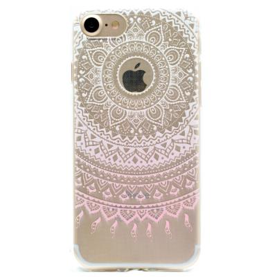 Coque en TPU pour iPhone 7 - Retro fleur