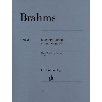 Partitions classique HENLE VERLAG BRAHMS J. - PIANO QUARTET C MINOR OP. 60 Piano