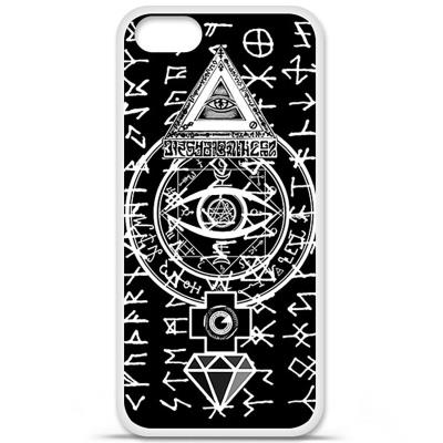 Coque en silicone imprimée compatible iPhone 5 iPhone 5S Esoteric