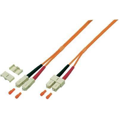Duplex connecteur sc sc 50 125µ multimode om3 efb elektronik 1m turquoise o7413.1