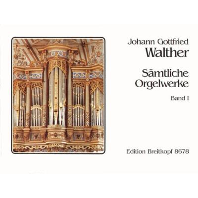 Partitions classique EDITION BREITKOPF WALTHER J.G. - INTEGRALE POUR ORGUE VOL.1 Orgue