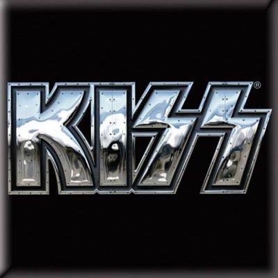 Aimant Kiss Chrome Logo