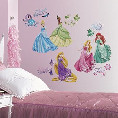 Joy toy 21990 disney princesses autocollant mural plastique multicolore 50 x 50 x 1 cm