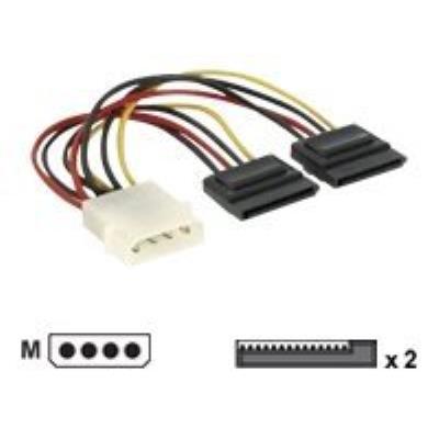 Gembird CC-SATA-PSY - adaptateur secteur - 15 cm