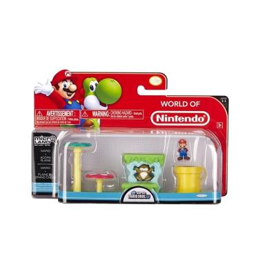 Figurine - Mario - Micro Playset Pack Mario + Plaine du grand Chêne
