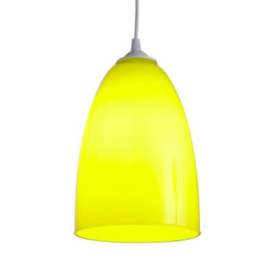 Suspension conique en verre translucide diamÃ'tre 16cm Ogive - Vert anis - Vert anis