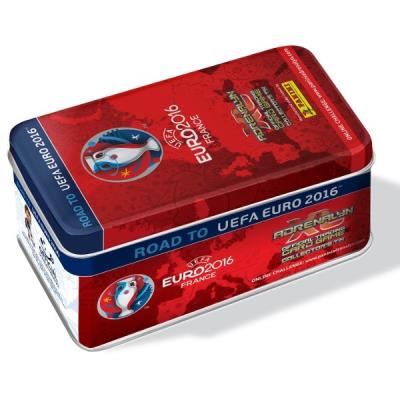 Panini adrenalyn road to uefa euro 2016 collectors tin + limited edition costa, spain panini kolekcja p-06600