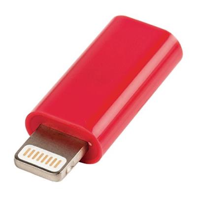 Valueline VLMP39901R Adaptateur Lightning USB Rouge