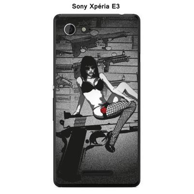 Coque Sony Xpéria E3 - Glam gun
