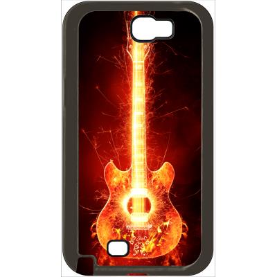 Coque samsung note 2 blazing guitare