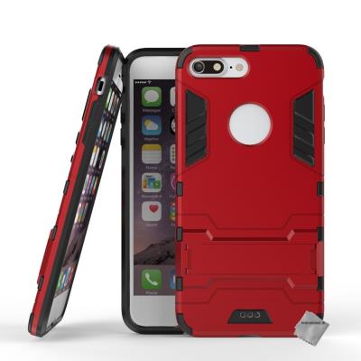Housse etui coque rigide anti choc pour Apple iPhone 7 Plus - ROUGE