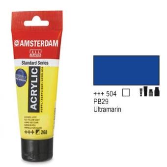 Amsterdam Peinture Acrylique 120ml Outremer Royal Talens 17095042 Peinture Achat Prix Fnac